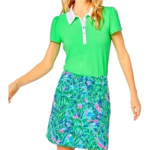 Lilly Pulitzer luxletic UPF 50+ Monica skort n Blue Horizon par‎ fection golf
